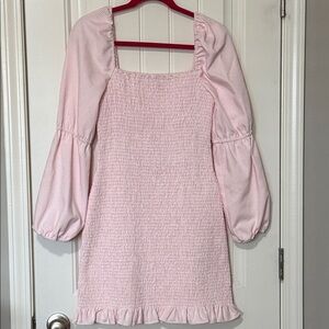 Gianni Bini Light Pink Smocked Kids Dress